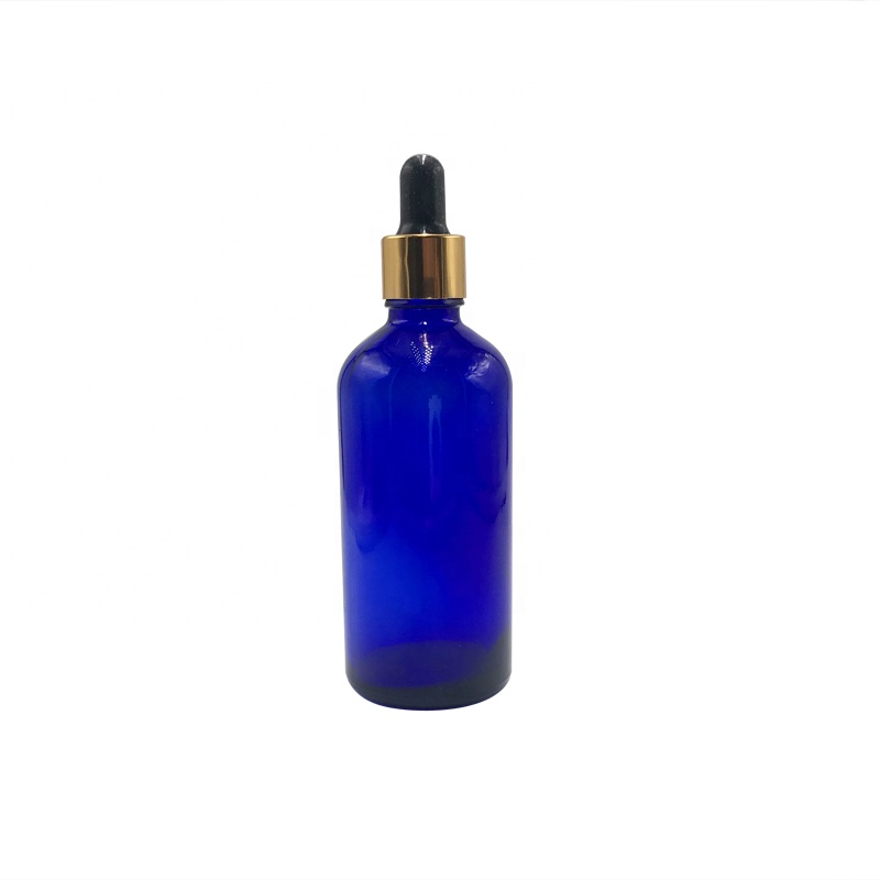 50 Ml Cobalt Blue Glass Bottle,Half- Transparent Cosmetic Glass Bottle For Skin Care