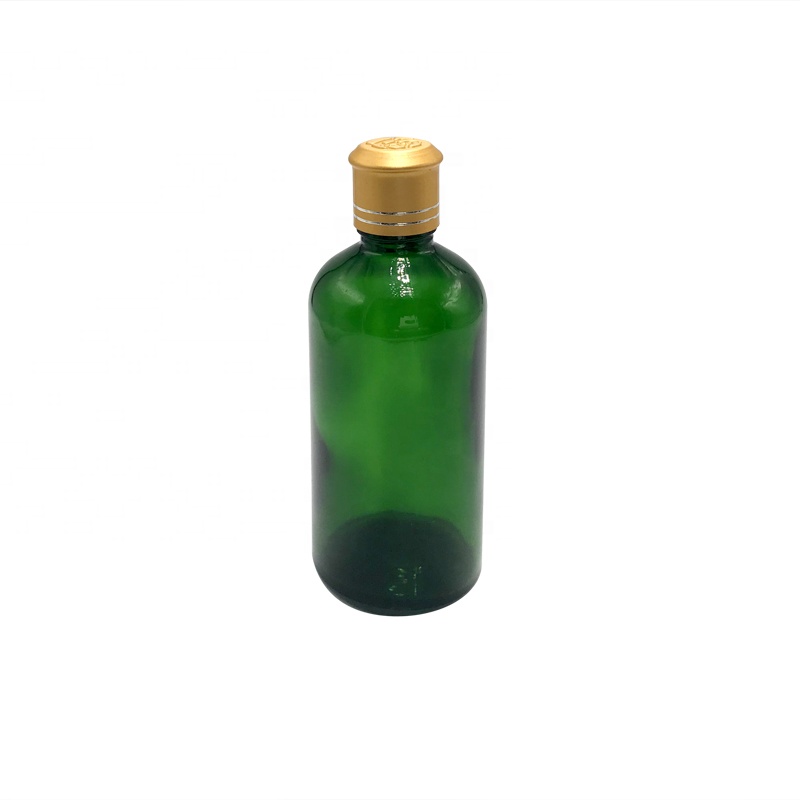 Green Glass Dropper Essential Oil Bottles